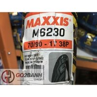 Vỏ Maxxis 70-80/90/17 6230/6002 vỏ trước/sau Sirius, Wave S110/Rs/Rsx, Future125