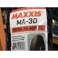 Vỏ Maxxis 80-90-100/90/14 3D Bánh Trước/Sau Airblade, Click, Vario, Vision, Pcx cũ và Bánh Sau SH mode đầu - Không Ruột