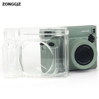 Vỏ máy ảnh tức thì ZONGGJZ, có dây đeo vai Bảo quản trong suốt, Vỏ bảo vệ chống trầy xước bằng pha lê bền bỉ cho Fujifilm Instax WIDE 400 Travel