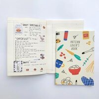 Vở May Gáy 100gsm 80 Trang Kẻ Ngang Dot Grid Crabit - Rule - Hygge - Vở lẻ