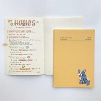 Vở May Gáy 100gsm 80 Trang Kẻ Ngang Dot Grid Crabit - Dot - Bull dog - Vở lẻ