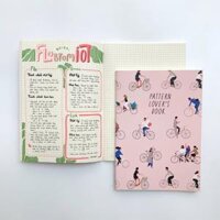 Vở May Gáy 100gsm 80 Trang Kẻ Ngang Dot Grid Crabit - Grid - Xe đạp - Vở lẻ