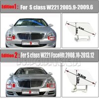 Vỏ máy giặt đèn pha cho 06-13 Mercedes Benz S W221 Fit S250 S280 S300 S320 S350 S400 S420 S450 S500 S550 S600 S63 S65