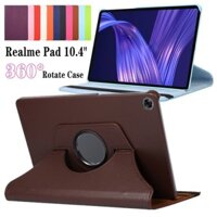 Vỏ máy tính bảng Realme Pad 10.4 Inch Đế lật xoay 360 Vỏ da chống sốc OPPO RealmePad 10.4 "RMP2102 RMP2103