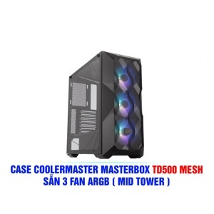 Vỏ máy tính - Case Cooler Master Masterbox TD500 Mesh ARGB