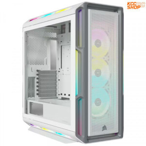 Vỏ máy tính - Case CORSAIR iCUE 5000T RGB White  CC-9011231-WW