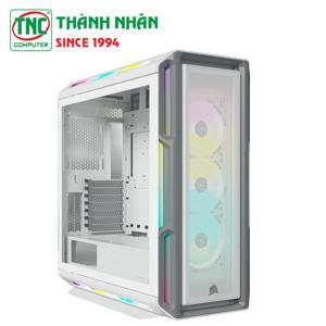 Vỏ máy tính - Case CORSAIR iCUE 5000T RGB White  CC-9011231-WW