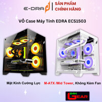 Vỏ máy tính Case EDRA ECS1503 Mặt kính cường lực (M-ATX/Mid Tower, Không Kèm Fan)