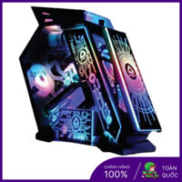 Vỏ máy tính Case EROG ES1 Trắng & Đen (Tặng Kèm Mouse Jedel LED)