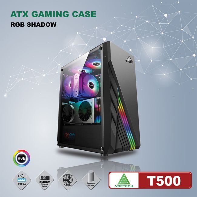 Vỏ máy tính - Case VSP T500 Gaming
