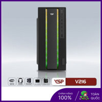 Vỏ máy tính Case VSP V216 (mATX)  - LED RGB