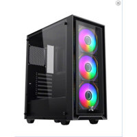 Vỏ máy tính. Case Xigmatek Fly II 3GF (3 Fan)_EN44663 (ATX/Mid Tower/Màu Đen/3 fan vô cực)