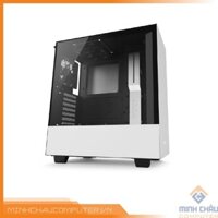 Vỏ máy tính NZXT H500 Matte - White