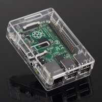 Vỏ máy tính Raspberry Pi B+ Raspberry PI B+ thế hệ thứ 3, hộp trong suốt bằng nhựa ABS