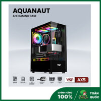 Vỏ máy tính VSP AQuanaut AX5 (mATX) Đen & Trắng