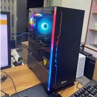 Vỏ máy tính(vỏ case) Xigmatek EROS - ATX, Dải LED RGB, Mặt hông kính cường lực - Hàng Chính Hãng (Chưa có Fan quạt sau)