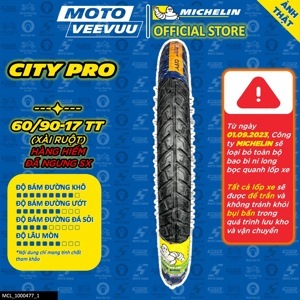 Vỏ Michelin 60/90-17 City Pro