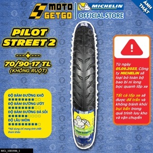Vỏ Michelin 60/90-17 Pilot Street 2