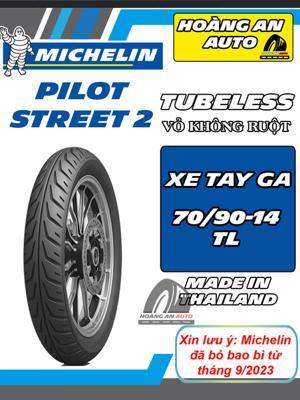 Vỏ Michelin 70/90-14 Pilot Street 2