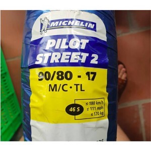 Vỏ Michelin 80/90-17 Pilot Street 2