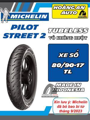 Vỏ Michelin 80/90-17 Pilot Street 2