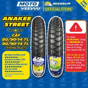Vỏ Michelin Anakee Street 80/90-14