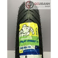 Vỏ Michelin Pilot Street 2 90/80/17, 120/70/17 vỏ trước/sau Winner, Exciter 150/155 không ruột