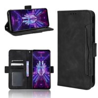 Vỏ nhiều khe cắm thẻ ZTE Nubia Red Magic 7 Magic7 Ví da PU Khóa từ tính Flip Cover