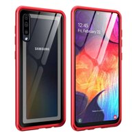 Vỏ Nhôm Cao Cấp Sang Trọng Giáp Kim Loại Bao Da Coque Dành Cho Samsung Galaxy Samsung Galaxy A50 Điện Thoại Ốp Lưng Khung Mỏng Vỏ Ốp Lưng Lưng Trong Suốt Rõ Nét Bao ks0187