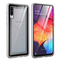 Vỏ Nhôm Cao Cấp Sang Trọng Giáp Kim Loại Bao Da Coque Dành Cho Samsung Galaxy Samsung Galaxy A50 Điện Thoại Ốp Lưng Khung Mỏng Vỏ Ốp Lưng Lưng Trong Suốt Rõ Nét Bao ks0187