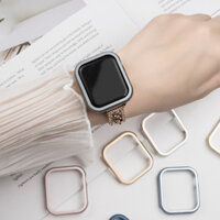 Vỏ Nhôm Cho Apple Watch Case Ultra 2 49mm 41mm 45mm Full Cản Khung IWatch Series 9 8 7 6 Se 4 Bảo Vệ 40mm 42 44mm