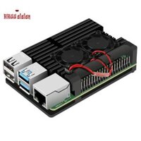 Vỏ Nhôm Kèm Quạt Tản Nhiệt Cho Raspberry Pi 4 Model B