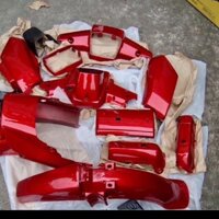 Vỏ nhựa xe dream màu đỏ