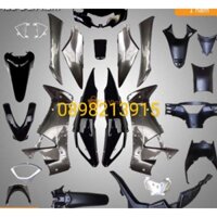 Vỏ nhựa xe máy Future Neo 125 nhựa ABS trắng cao cấp màu ĐEN XÁM