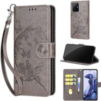 Vỏ Nổi Thời Trang Xiaomi 11T Pro 5G Ví Xiomi Mi 11T 5G Dây Da PU Mềm TPU Lật Bao Đựng Thẻ