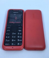Vỏ Nokia 105 Đỏ Bộ ( 2 Sim)