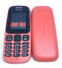 Vỏ Nokia 105 Đỏ Bộ 2017 (Vỏ Bầu)