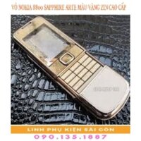 VỎ NOKIA 8800 SAPPHIRE ARTE MÀU VÀNG ZIN CAO CẤP