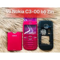 Vỏ Nokia C3-00 Zin nguyên bộ hồng