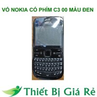 VỎ NOKIA CÓ PHÍM C3 00 MÀU ĐEN