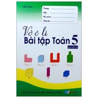 Vở Ô Li Bài Tập Toán 5 - Quyển 2