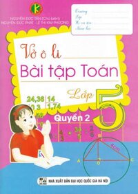 Vở Ô Li Bài Tập Toán Lớp 5 Quyển 2 (Khang Việt)