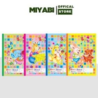 Vở ô ly hồng hà 48 trang - 10 quyển - bạn nhỏ 6 sao - cao cấp - chống lóa - vở ô ly hồng hà cho bé - MIYABI STORE