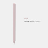 Vỏ Ốp Silicone Stoyobe cho Apple Pencil 2 - Nhiều màu sắc  - Hàng Nhập Khẩu - Pink