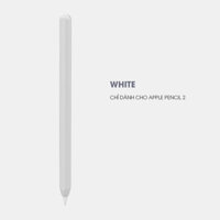 Vỏ Ốp Silicone Stoyobe cho Apple Pencil 2 - Nhiều màu sắc  - Hàng Nhập Khẩu - White