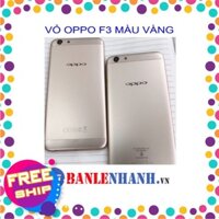 VỎ OPPO F3 MÀU VÀNG CÓ KHAY SIM