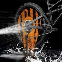 Vỏ phanh đĩa GOFIDIN, Vỏ rửa xe đạp chống mài mòn bền bỉ, Bảo vệ phanh đĩa thay thế Dụng cụ làm sạch xe đạp chống nước