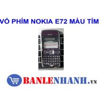 VỎ PHÍM NOKIA E72 MÀU TÍM