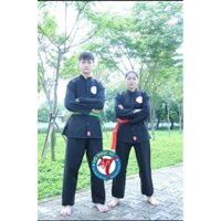Võ Phục Cổ Truyền Vải Sọc Mềm mại  + Đai Đen
