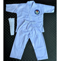 Võ Phục KARATE vải KAKI êm mềm thấm mồ hôi tốt tặng kèm Đai trắng giao Hỏa tốc HCM và bán sỉ HLV